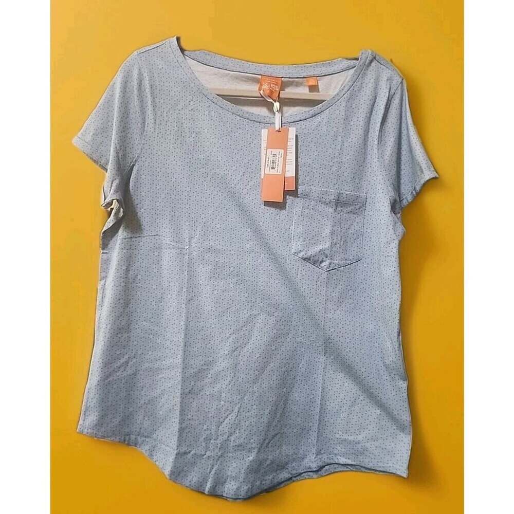 Con.Struct Shirt Short Sleeve Quick Dry Daisy Blue Small A127 New Oversized NWT